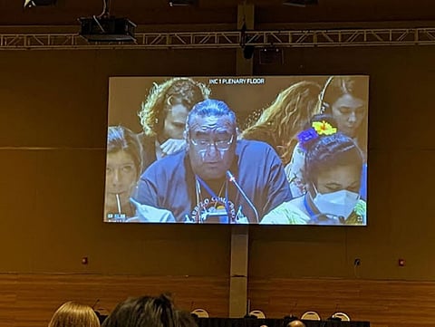 Civil society groups, indigenous peoples and other stakeholders have pointed out with concern the problematic presence of those companies responsible for plastic pollution and hidden industry influence at Punta Del Este. Photo: @brkfreeplastic / Twitter