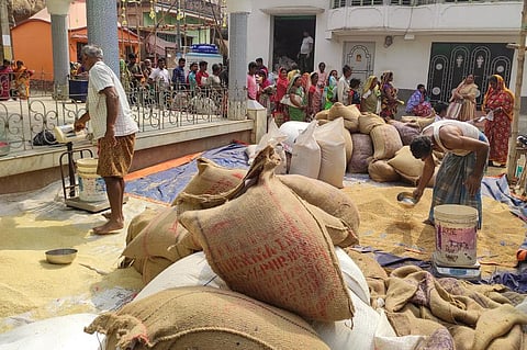 Foodgrains from the Centre to states fell by almost four million tonnes in last three years: Data