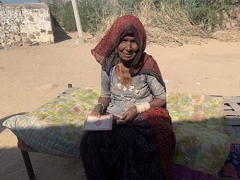 Ghomati Devu's age is also incorrect on her ration card, printed as 15 years old. Photo: Himanshu Nitnaware