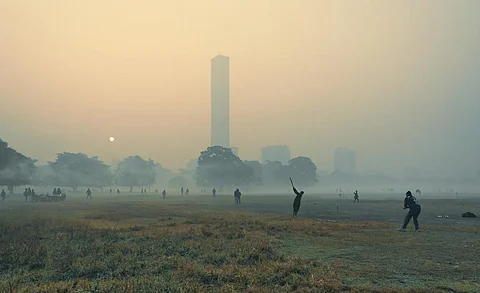A smoggy morning on the Maidan in Kolkata. Photo: iStock