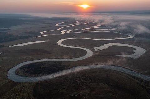 A drone image of part of the Angolan Highlands. Photo: Mauro Lourenco, Author provided (no reuse)