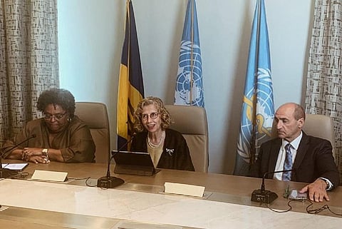 Higher temperatures have been linked to an increase in AMR infections and extreme weather patterns can contribute to the emergence and spread of AMR. Photo: Twitter@Inger Andersen.