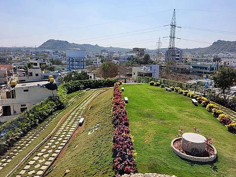 More than 200 types of plants and small trees are planted here. Photo: Ashish Kumar Chauhan.