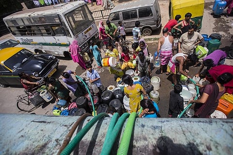 Close to 50 per cent and sometimes more of the population lives in congested unplanned settlements. Representative photo: iStock.