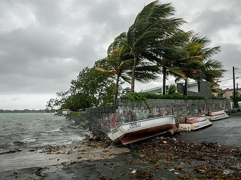 The fishing village of Mahebourg, Mauritius, is among the places in the path of cyclone Freddy.