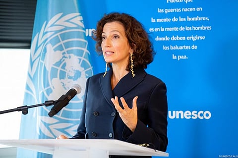 Audrey Azoulay, UNESCO director-General. Photo: @unescoWATER / Twitter