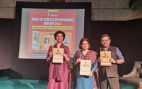 CSE-DTE release 2023 State of India’s Environment report