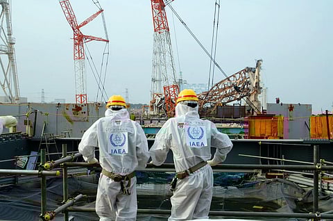 Using the treated water onsite to mix concrete that can be used to expand Fukushima’s seawall should be given more consideration if the water is truly safe. Photo: Greg Webb / IAEA CC BY-SA 2.0