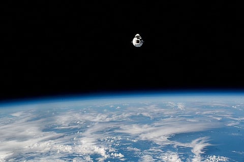 The SpaceX CRS-27 cargo craft carried the seeds from the International Space Station to Earth. Photo: FAO.