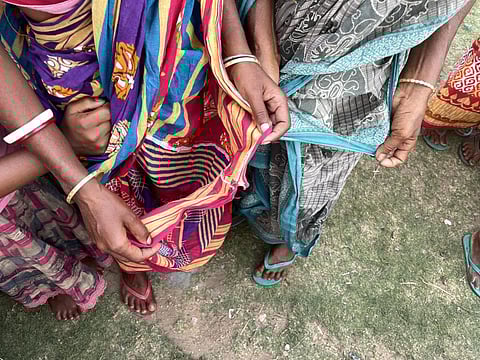 Down To Earth visited villages in Purulia and Bankura districts of West Bengal and witnessed the pitiful condition of many wearing tattered and threadbare clothes. Photo: Himanshu Nitnaware