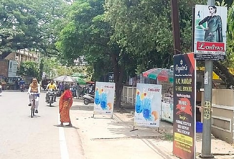 The streets of Berhampur in southern Odisha wear a deserted look due to high heat. Photo: Hrusikesh Mohanty