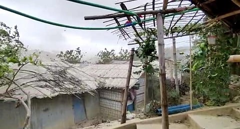 Rohingya dwellings in Bangladesh. Photo by special arrangement