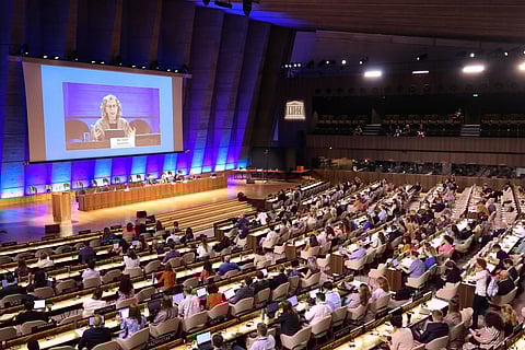 UNEP negotiations for a Global Plastics Treaty. Photo: @andersen_inger / Twitter