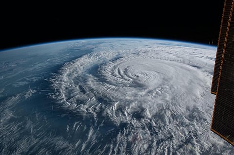 Hurricane Florence, seen from the International Space Station in 2018. Atlantic hurricane season runs from June 1 to Nov. 30. Photo: NASA
