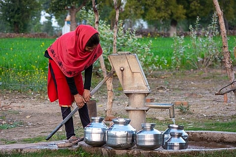 In many rural areas, women shoulder the burden of fetching water, collecting fuel and working on family farms, making their daily lives increasingly challenging as climate change exacerbates these difficulties. Representative photo: iStock.