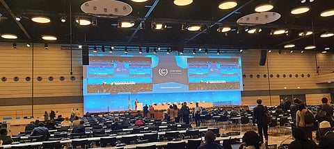 The venue of the climate conference in Bonn. Photo: Akshit Sangomla / CSE