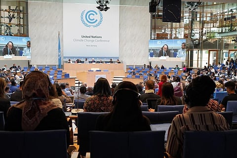 The third meeting of the technical dialogue began with the opening plenary on Tuesday, June 8. Photo: UNFCCC