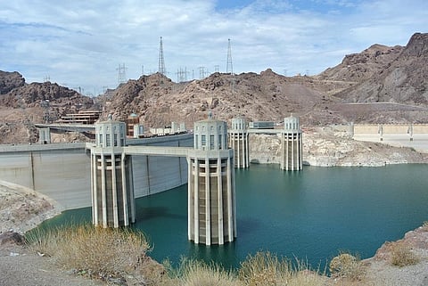 As water levels in the Colorado river have declined, the states dependent on it (Arizona, California, Colorado, New Mexico, Nevada, Utah, and Wyoming) are increasingly at odds over how to distribute the declining supply. Photo:@RepHorsford on Twitter