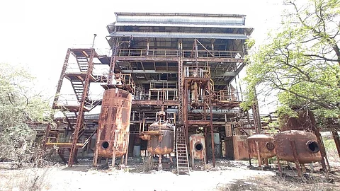 The remains of the Union Carbide pesticide plant. Photo: iStock.
