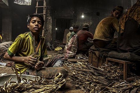 Engaging in hazardous work exposes these children to unimaginable risks of injuries, health complications and long-term developmental issues. Representative photo: iStock.