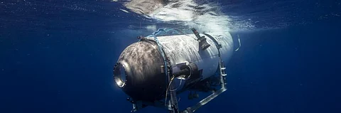 A submersible belonging to OceanGate. Photo: @OceanGate / Twitter