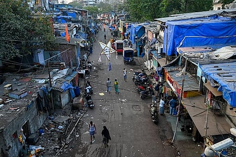 Dharavi slum in India. Billions of people live in terrible conditions in the world’s cities. Photo: Punit Paranje / AFP via Getty Images