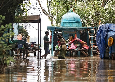 The town planners failed to consider the contours of the land, leading to waterlogging as a natural outcome of such a lack of foresight. Photo: Vikas Choudhary / CSE.