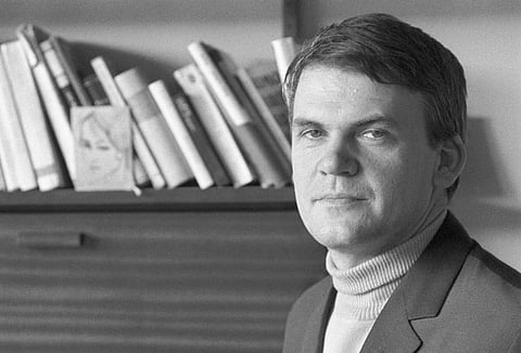 A youthful Milan Kundera. Photo: Vacha Pavell / AP