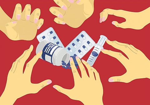 Big Pharma companies are exiting the critical antibiotic business when they are making record profits. Illustration Ritika Bohra / CSE