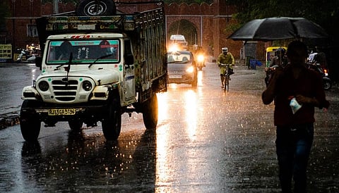 Rain in Jaipur. Monsoon depressions now move towards Rajasthan and Madhya Pradesh. Photo: iStock