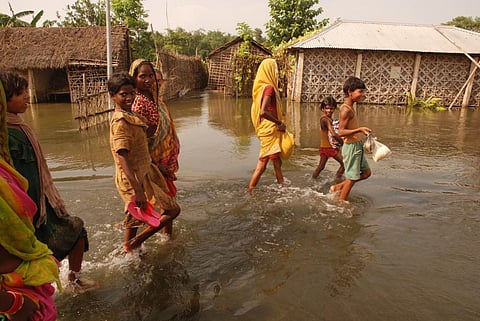 The authors' study found the average number of works on flood control in the flood-prone districts is lower than the average in the rest of the districts. File photo: CSE