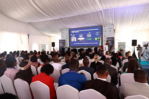 Private sector plenary session at the Africa Climate Summit 2023. Photo: @SandaOjiambo / X (formerly Twitter)