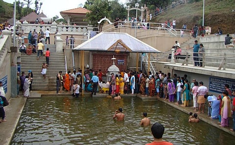 Thalakkaveri Temple, Brahmagiri, Karnataka. Photo: Pranchiyettan via Wikimedia Commons. CC BY-SA 3.0