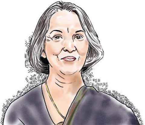 अंतरिक्ष की अंतरराष्ट्रीय कानून विशेषज्ञ डॉ. रंजना कौल (इलस्ट्रेशन: योगेन्द्र आनंद / सीएसई)