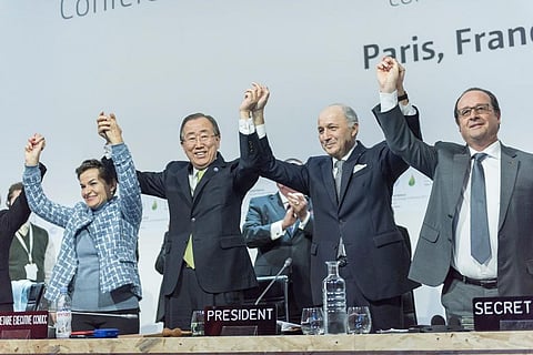 The first Global Stocktake on the Paris Agreement, adopted in 2015, is set to take place at COP28. Photo: UN