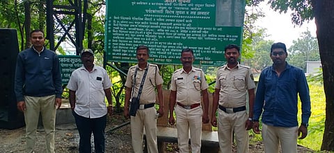 Members of the Ghera Sinhagad Van Sanrakshan Samiti that works to protect the Sinhagad fort and forest. Photo: Shekhar Paigude
