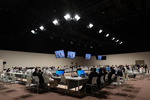 Negotiations at COP28. Photo: UNclimatechange / Flickr