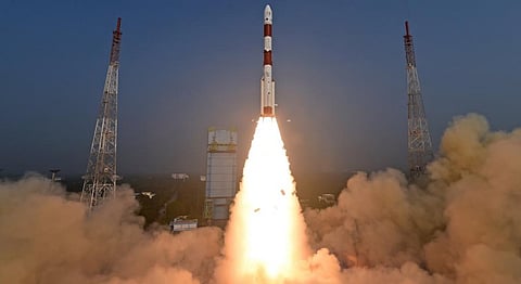 XPoSat lift-off. Photo: @isro / X