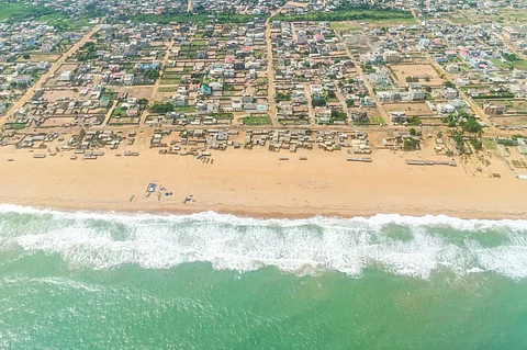 Shores of Cotonou, Benin, West Africa. Photo: iStock