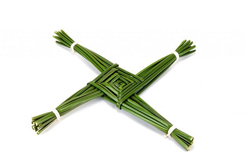 St. Brigid Cross, a traditional Irish Catholic symbol. Photo: iStock