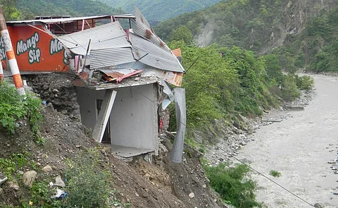 उत्तराखंड में बाढ़ के कारण नुकसान बढ़ रहा है। फाइल फोटो: सोमा बासू, सीएसई
