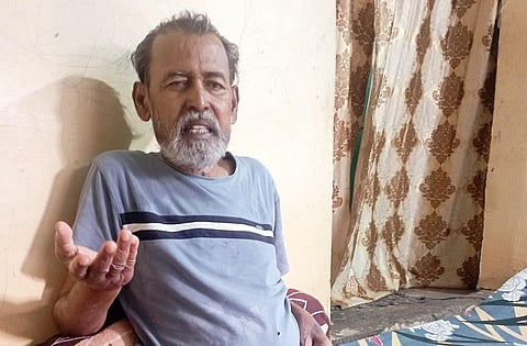 गैस पीड़ित टीबी संक्रमित मरीज टीला जमालपुरा भोपाल के रहवासी शफीक उल्लाह। फोटो: अनूप दत्ता