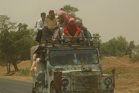 मौसम विभाग ने 15 से 18 मई के दौरान पश्चिमी राजस्थान में हीटवेव या लू चलने की आशंका जताई है।  फोटो साभार: सीएसई