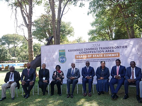 A photo from the ongoing KAZA Summit