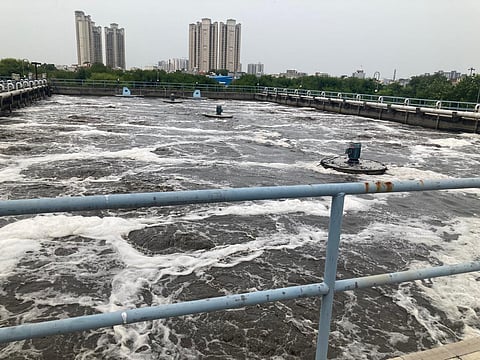 Dhanwapur Sewage Treatment Plant in Gurugram, Haryana