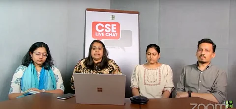 CSE's climate change team speaking during a live chat over Bonn climate talks