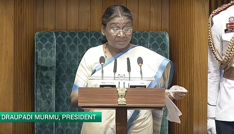 Ayushman Bharat, micro-credit welfare schemes for wider beneficiaries: President Murmu addresses Parliament