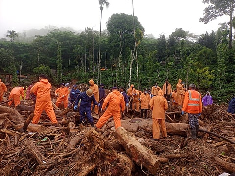 Ongoing disaster relief operations in Wayanad