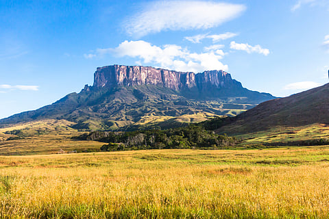 Mount Roraima, part of the Guiana Shield in South America, inspired Sir Arthur Conan Doyle’s ‘Lost World’