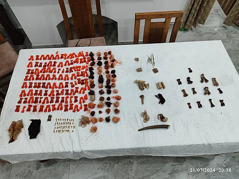 Wildlife parts including Hatha Jodis seized during raids